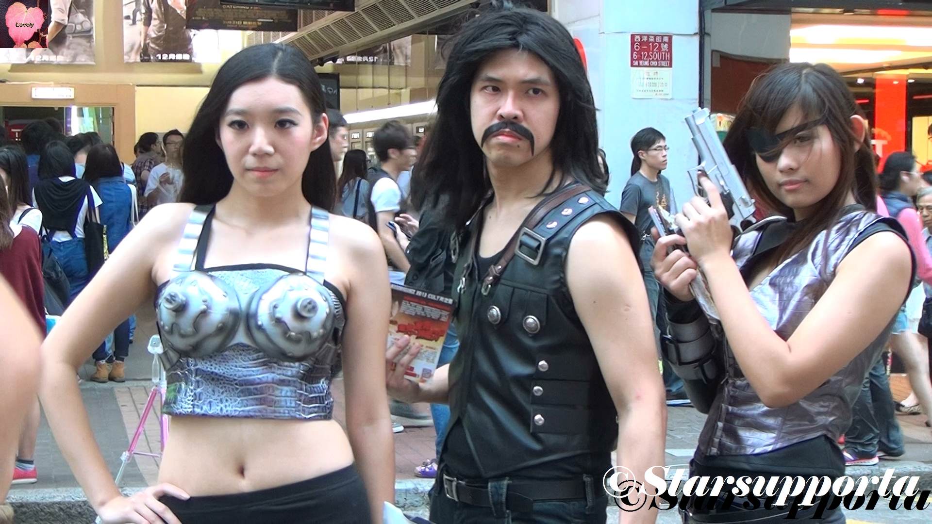 20131109 索女重炮神經刀 宣傳活動 @ 香港旺角行人專用區